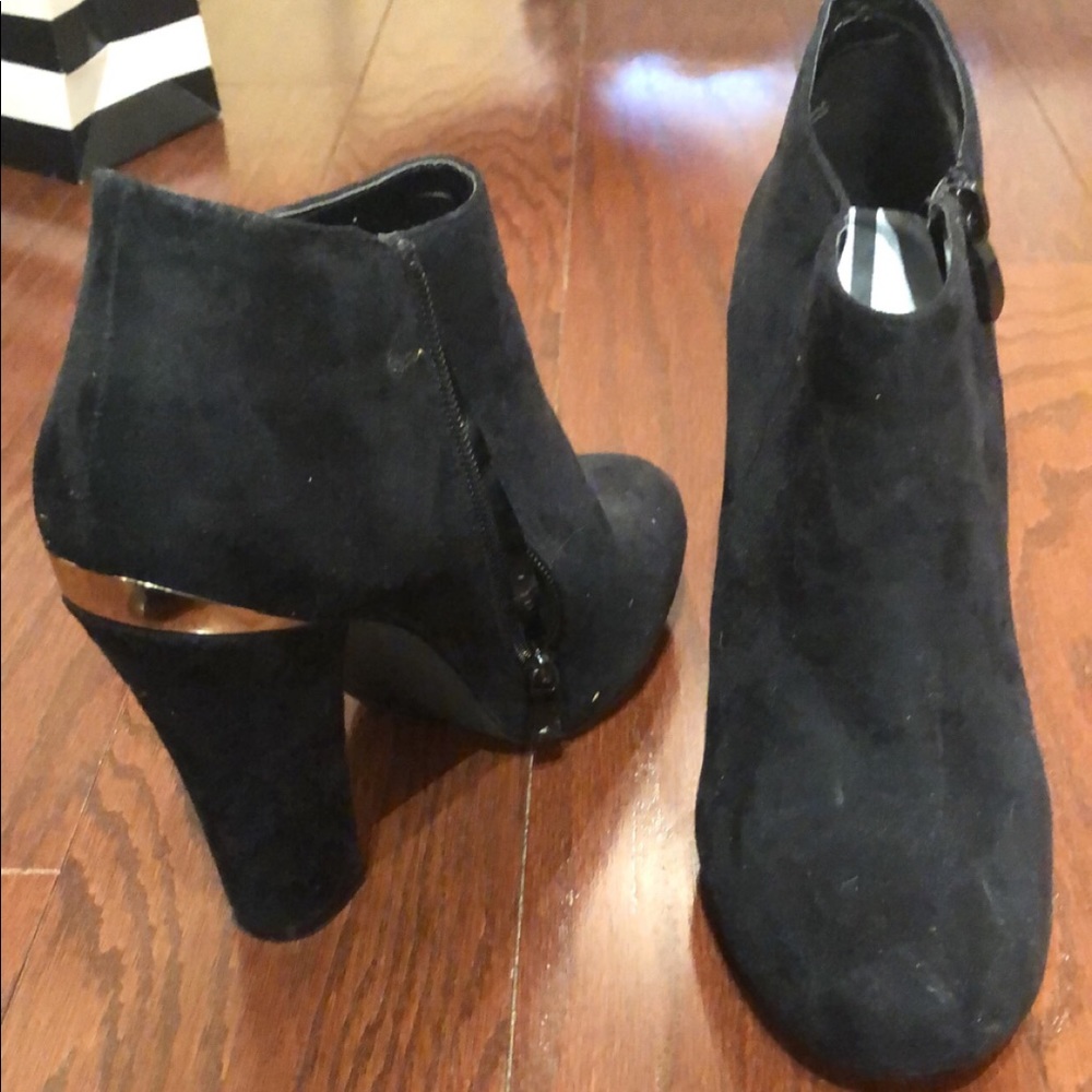 Gold Accent Booties